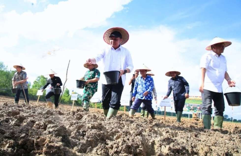 Sumsel Perkuat Pertanian Lewat Cetak Sawah